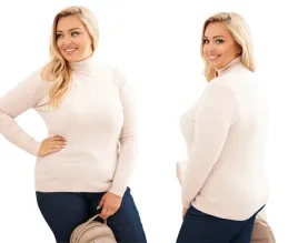 bezowy-golf-damski-plus-size-miekki-elastyczny-oversize