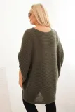 sweter-damski-plus-size-z-moherem-ponczo-khaki-marka-kesi