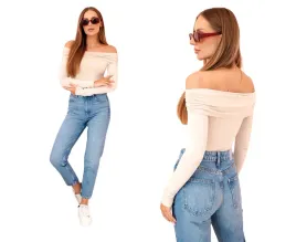 bezowe-body-damskie-hiszpanka-z-dlugim-rekawem-i-dekoltem-off-shoulder