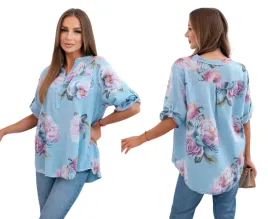 niebieska-bluzka-damska-oversize-z-kwiatowym-nadrukiem