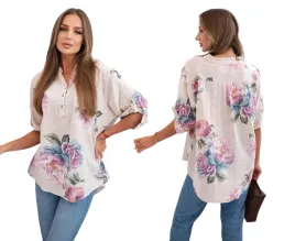 bezowa-bluzka-damska-oversize-z-kwiatowym-nadrukiem