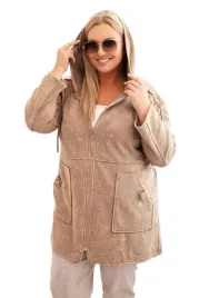 bluza-damska-plus-size-dekatyzowana-z-kapturem-i-kieszeniami-camelowa