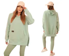 ciemny-mietowy-komplet-bluza-oversize-z-kapturem-legginsy