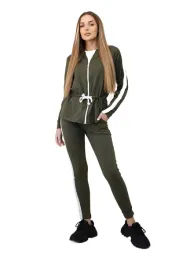 komplet-damski-bawelniany-z-lampasem-i-sciagaczami-khaki
