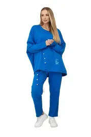 komplet-bawelniany-oversize-bluza-spodnie-chabrowy