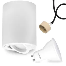 zestaw-oprawa-halogenowa-natynkowa-ruchoma-zarowka-gu10-6w-cb-lumiled