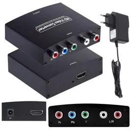 konwerter-obrazu-i-dzwieku-z-component-ypbpr-l-p-audio-5x-chinch-na-hdmi