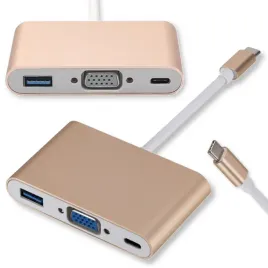 hub-usb-3-1-typ-c-na-usb-3-0-vga-usb-c-zloty-gold-adapter-konwerter