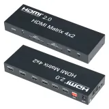 hdmi-matrix-4x2-rozdzielacz-switch-splitter-pilot-toslink-jack-stan-nowy