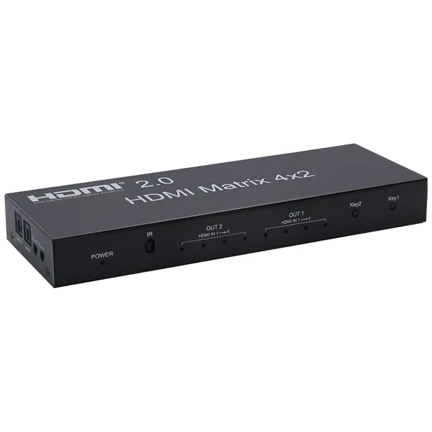 hdmi-matrix-4x2-rozdzielacz-switch-splitter-pilot-toslink-jack-stan-nowy