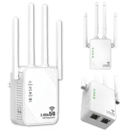 wzmacniacz-sygnalu-wifi-repeater-lan-rj-45-1200mbps-router-ap-4-anteny-5ghz