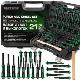 rockforce-precyzyjny-zestaw-dlut-i-wybijakow-21-elementow-ze-stali-w-walizc