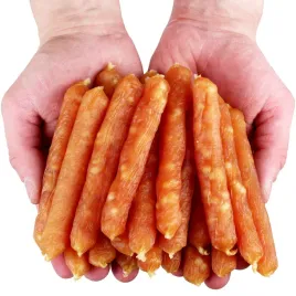 przysmak-przekaska-dla-psa-miekkie-kielbaski-z-kurczaka-hauandmiau-500g