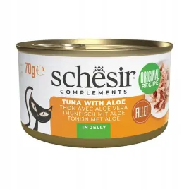 schesir-complements-mokra-karma-dla-kota-tunczym-z-aloesem-w-galarecie-70g