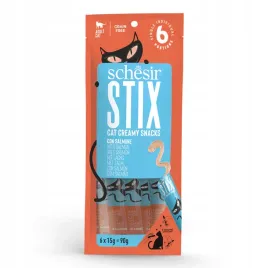 schesir-stix-cat-creamy-przysmak-smakolyk-mus-dla-kota-lizania-losos-6x15g