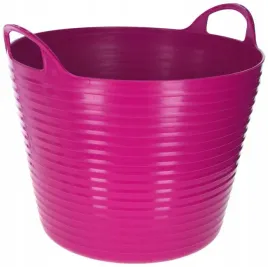 zlob-miska-wiadro-dla-konia-z-miekkiego-tworzywa-kerbl-flexbag-28l-rozowy