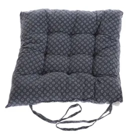 poduszka-na-krzeslo-patchwork-ciemny-szary-w-kwiatki