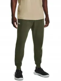 spodnie-meskie-under-armour-1379774-390-dresowe-zielone-joggery-dresy-m