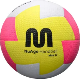 pilka-reczna-meteor-nuage-mini-0-zolto-rozowo-biala-16695