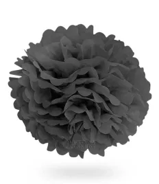 pompon-z-bibuly-kula-50cm-czarna-uniw