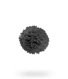 pompon-z-bibuly-kula-20cm-czarny-uniw