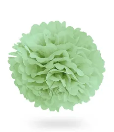pompon-z-bibuly-kula-40cm-pistacjowy-uniw