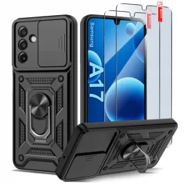 etui-pancerne-czarne-slide-do-samsung-a17-5g-wzmacniane-2x-szklo-9h