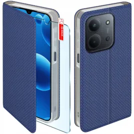etui-magnet-do-xiaomi-redmi-15c-5g-zamykane-granatowe-futeral-szklo-9h