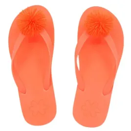 klapki-damskie-flip-flop-originals-fluffy-japonki-pomaranczowe