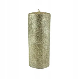 swieca-glamour-zlota-brokat-walec-duzy-18cm