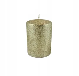 swieca-glamour-zlota-brokat-walec-maly-10cm