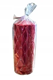 swieca-florencja-czerwien-walec-duzy-18cm