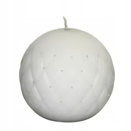 swieca-florencja-pikowana-szara-kula-12cm