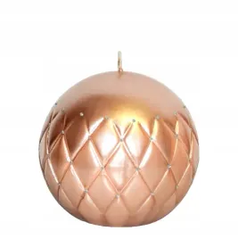 swieca-florencja-pikowana-rose-gold-kula-12cm