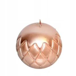swieca-florencja-pikowana-rose-gold-kula-10cm