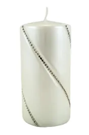swieca-bolero-metallic-walec-sredni-bialy-14cm