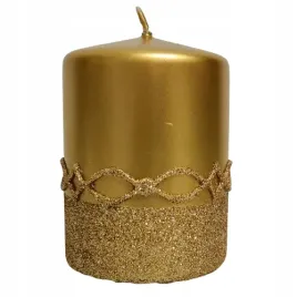 swieca-pienkowa-100-70-glitter-decor-metalik-zlota