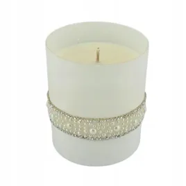 swieca-ozdobna-crystal-pearl-glass-biala