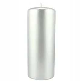 swieca-clear-walec-h18cm-srebrny-nowosc