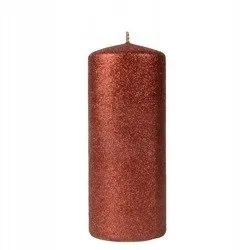 czerwony-swieca-glamur-brokat-walec-duzy-18cm