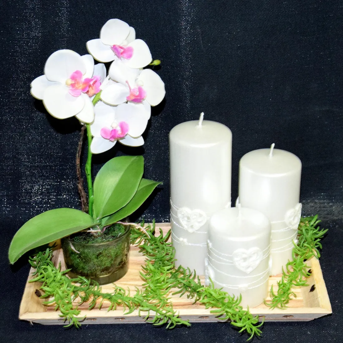 swieca-adel-walec-perlowy-h18cm-nowosc