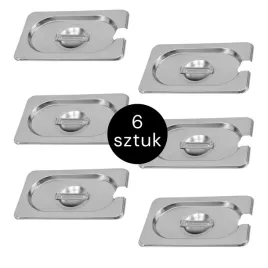 pokrywka-do-pojemnika-gn-1-9-z-wycieciem-zestaw-6szt-ze-stali-nierdzewnej