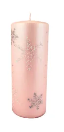 swieca-frost-platki-sniegu-rozowa-walec-175cm