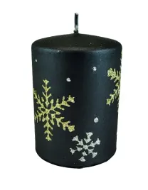 swieca-frost-platki-sniegu-czarna-walec-10cm