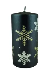 swieca-frost-platki-sniegu-czarna-walec-14cm