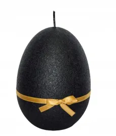 swieca-jajko-h14cm-easter-velur-czarna