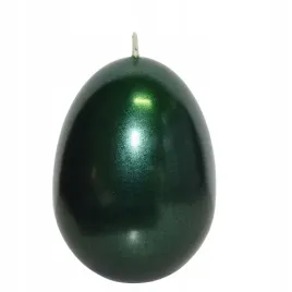 swieca-jajko-wielkanocne-14cm-butelkowa-zielen-met