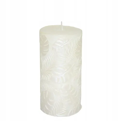 swieca-biala-monstera-duza-14cm-stan-nowy
