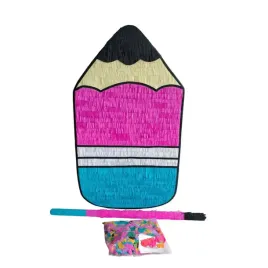 piniata-kredka-urodziny-dla-dzieci-szkola-kijek-wypelnienie-handmade