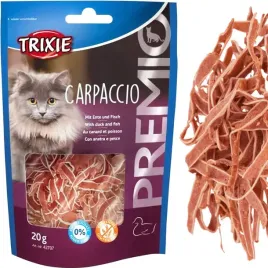 przysmak-dla-kota-paski-kaczka-ryba-carpaccio-trixie-premio-20g